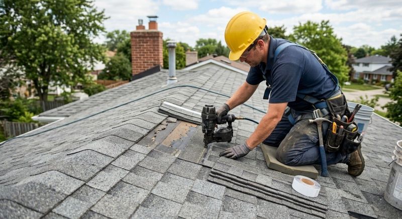 A Frame Roof Repair in Goochland County, VA