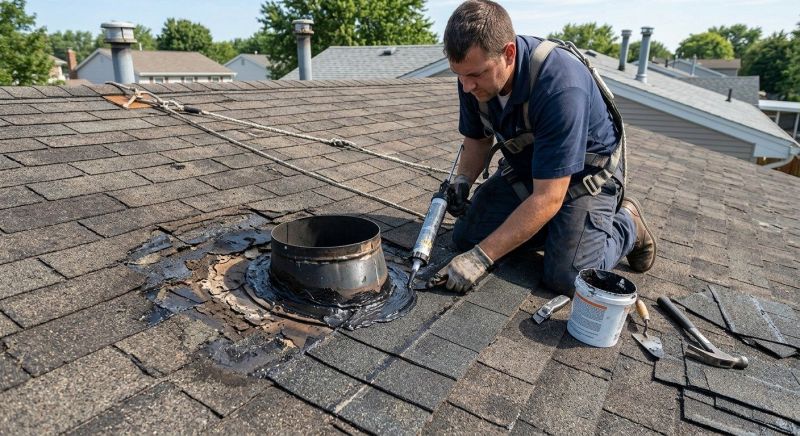Asphalt Roof Leak Repair in Cumberland, VA