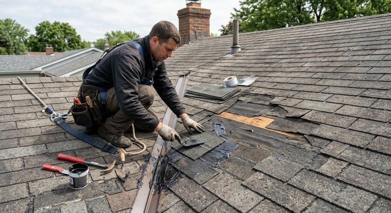 Asphalt Roof Leak Repair in Kents Store, VA