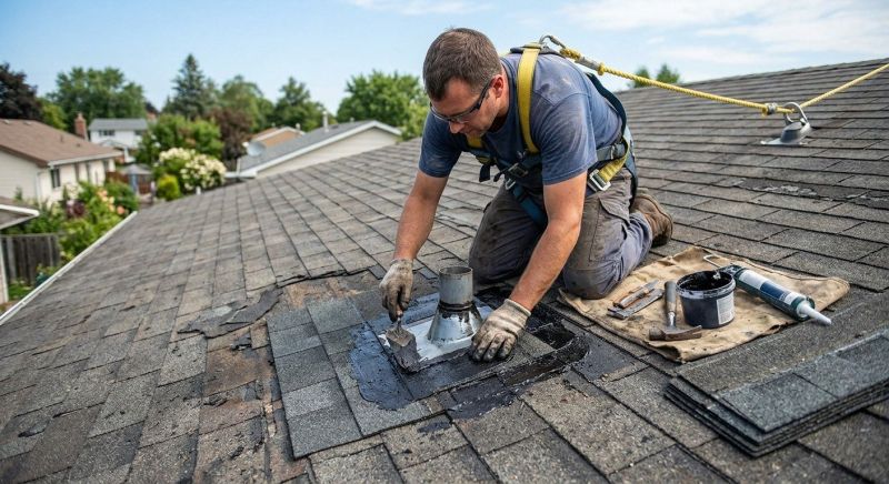 Asphalt Roof Leak Repair in Goochland County, VA