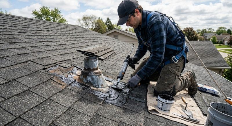Asphalt Roof Leak Repair in Midlothian, VA
