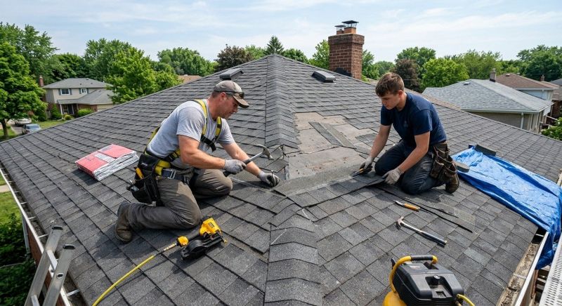Asphalt Roof Repair in Kents Store, VA