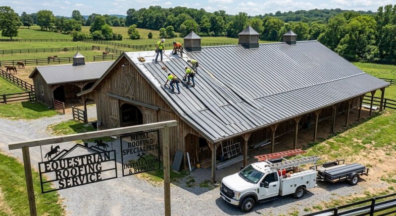 Barn Roof Installation in Goochland County, VA