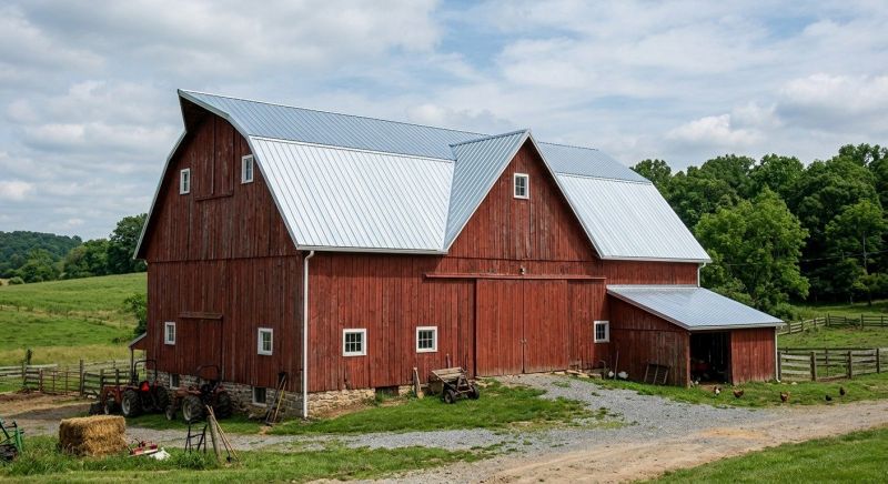 Barn Roof Replacement in Goochland County, VA