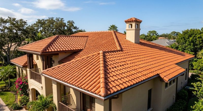 Barrel Tile Roof Installation in Goochland County, VA