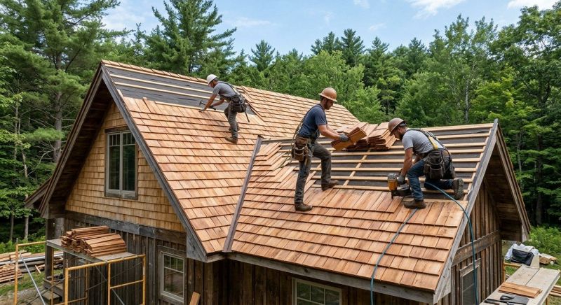 Cedar Roof Installation in Chesterfield County, VA