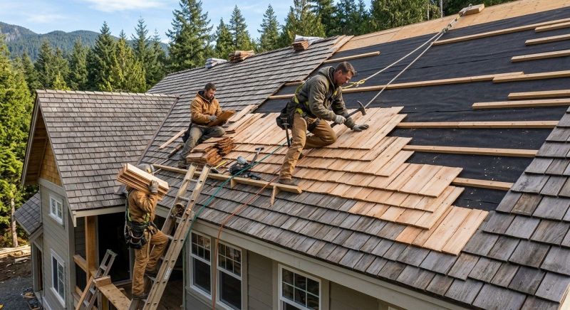Cedar Roof Installation in Chesterfield, VA