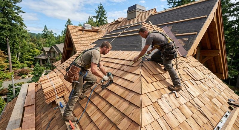 Cedar Roof Installation in Chesterfield, VA