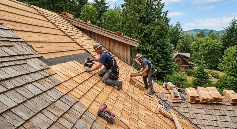 Cedar Roof Installation in Glen Allen, VA