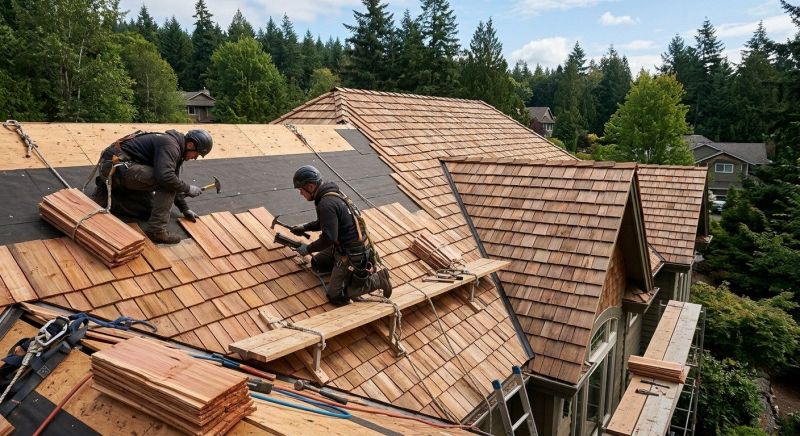 Cedar Roof Installation in Goochland County, VA