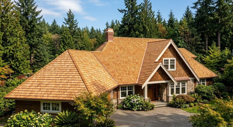 Cedar Roof Installation in Moseley, VA