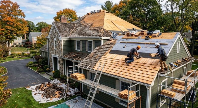 Cedar Roof Replacement in Chesterfield, VA