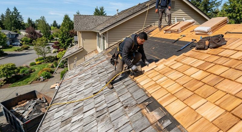 Cedar Roof Replacement in Montpelier, VA