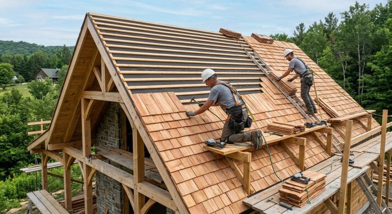 Cedar Shake Roof Construction in Ashland, VA