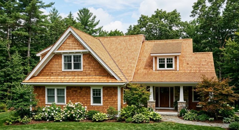 Cedar Shake Roof Construction in Mineral, VA