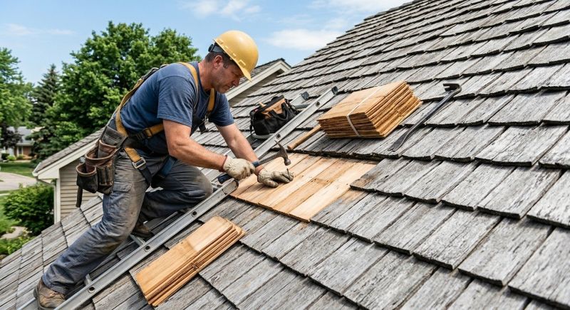 Cedar Shake Roof Repair in Fork Union, VA