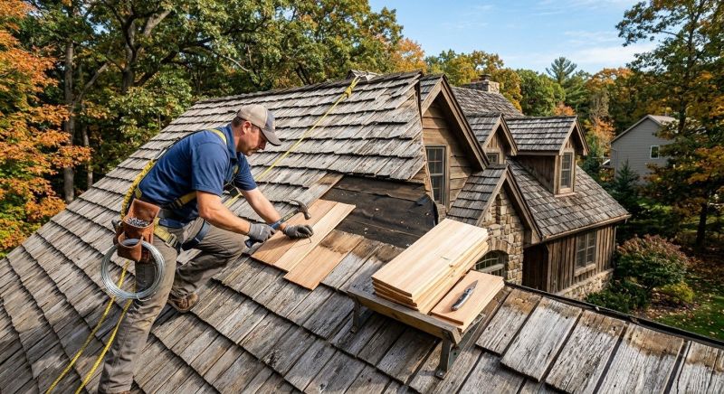 Cedar Shingles Repair in Ashland, VA