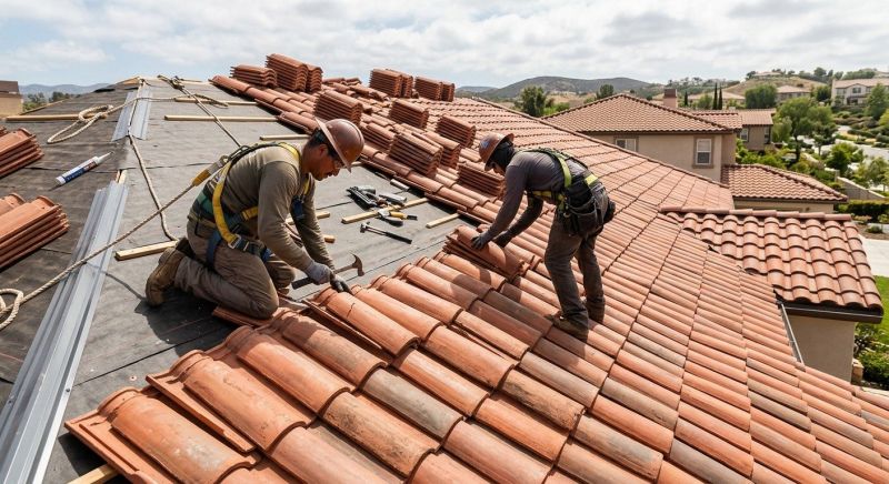 Clay Roof Installation in Fork Union, VA