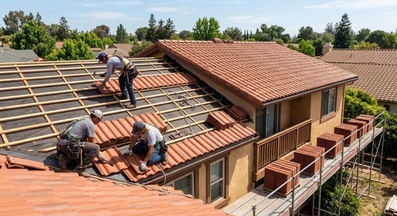 Clay Roof Installation in Henrico County, VA