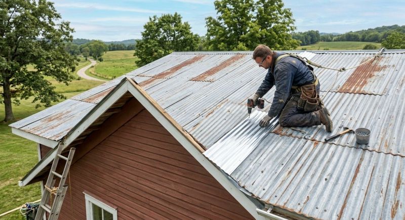 Copper Roof Repair in Goochland County, VA