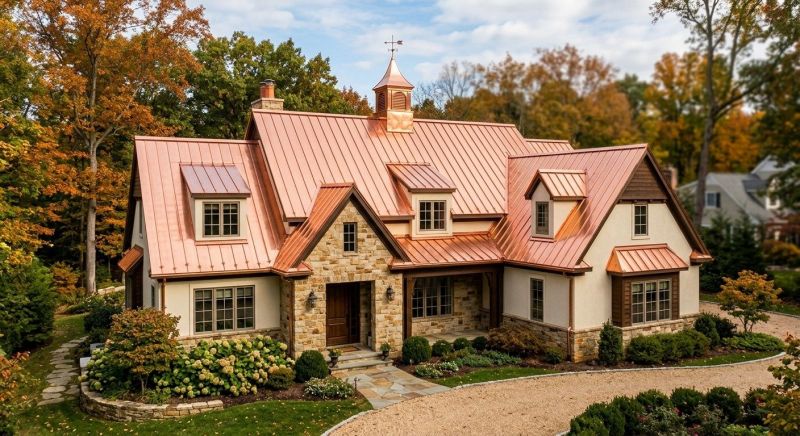 Copper Roof Repair in Goochland County, VA