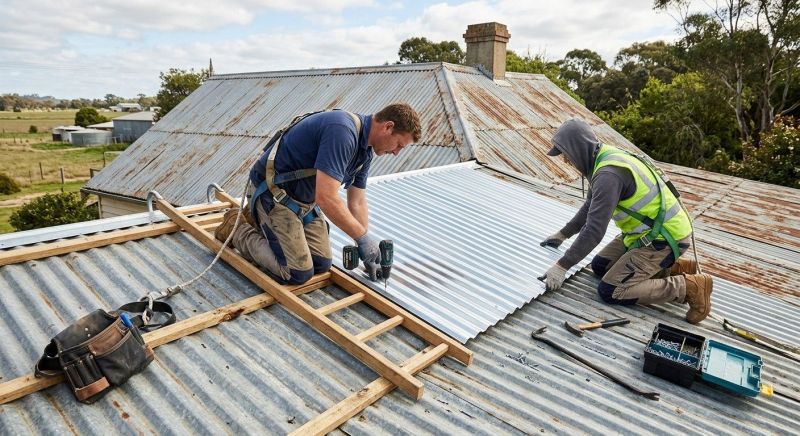 Corrugated Roof Repair in Moseley, VA