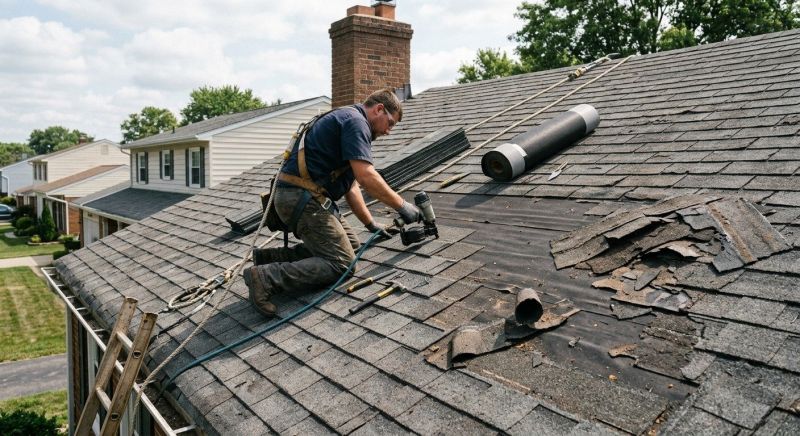 Damaged Roof Repair in Chesterfield County, VA