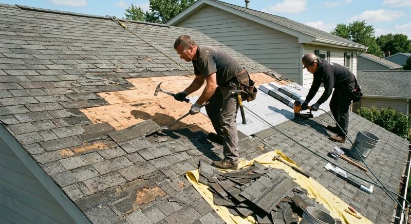 Damaged Roof Repair in Cumberland, VA