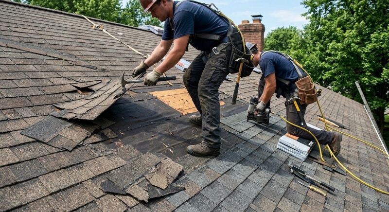Damaged Roof Repair in Fork Union, VA