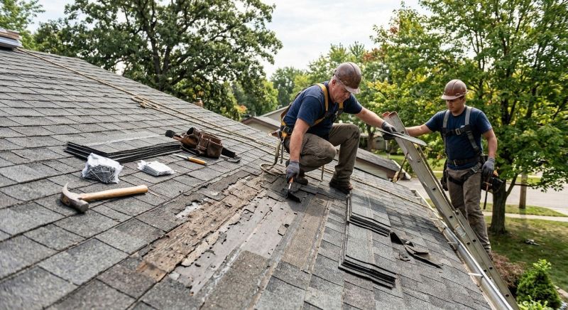Damaged Roof Repair in Kents Store, VA