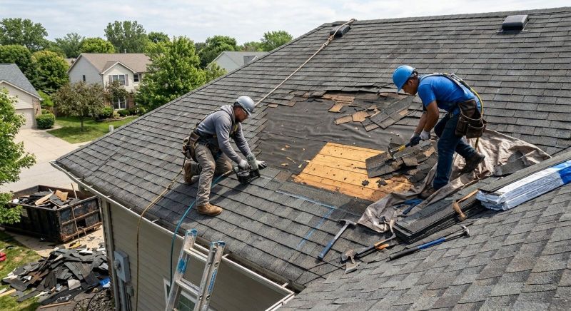 Damaged Roof Repair in Powhatan, VA