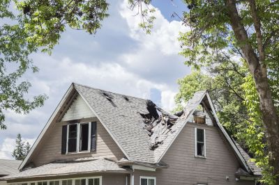 Damaged Roof Replacement in Richmond, VA