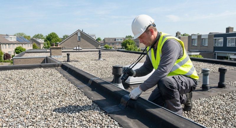 Flat Roof Inspection in Goochland County, VA