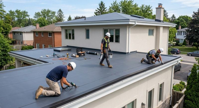 Flat Roof Installation in Midlothian, VA