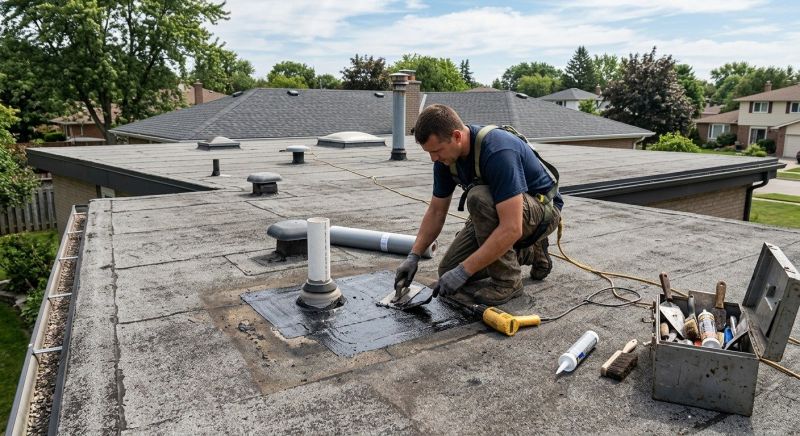 Flat Roof Repair in Henrico County, VA