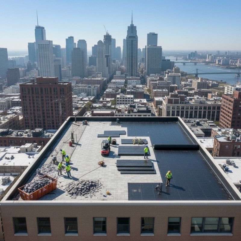 Flat Roof Replacement in Amelia Court House, VA
