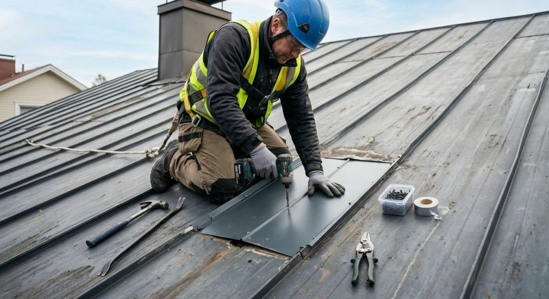 Galvanized Roof Repair in Goochland County, VA