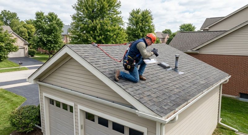 Garage Roof Inspection in Goochland County, VA
