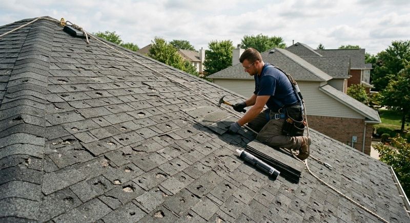 Hail Damage Roof Repair in Chesterfield County, VA