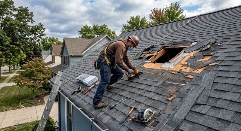 Hail Damage Roof Repair in Chesterfield, VA