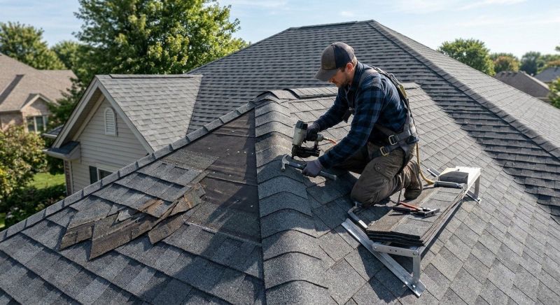Hip Roof Shingle Replacement in Goochland County, VA