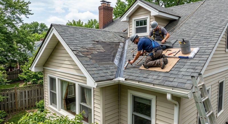 House Roof Repair in Kents Store, VA