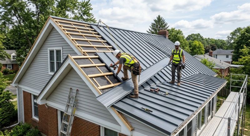 Metal Roof Installation in Amelia Court House, VA