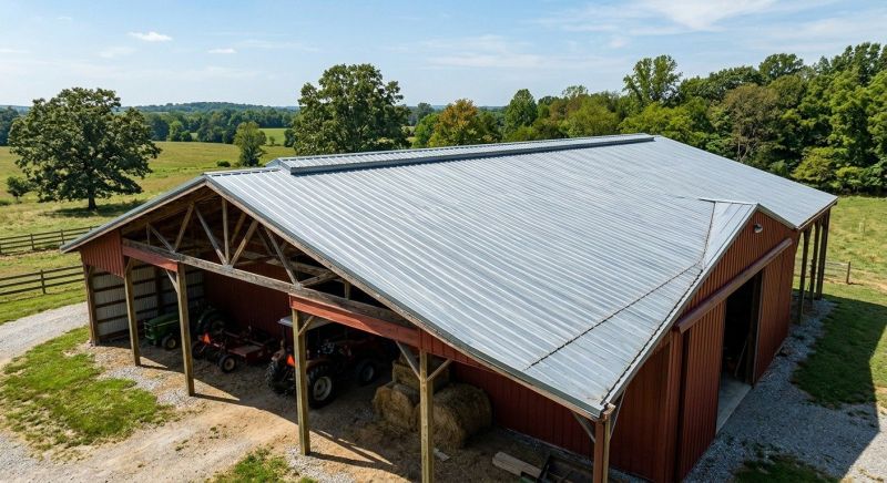 Pole Barn Roof Repair in Ashland, VA