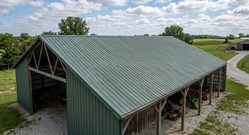 Pole Barn Roof Repair in Mineral, VA