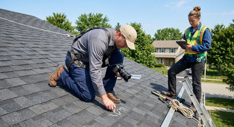Roof Damage Inspection in Amelia County, VA