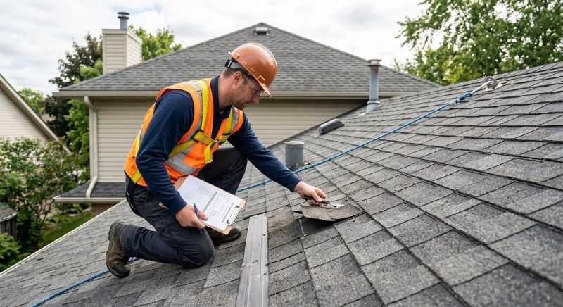 Roof Damage Inspection in Chesterfield County, VA