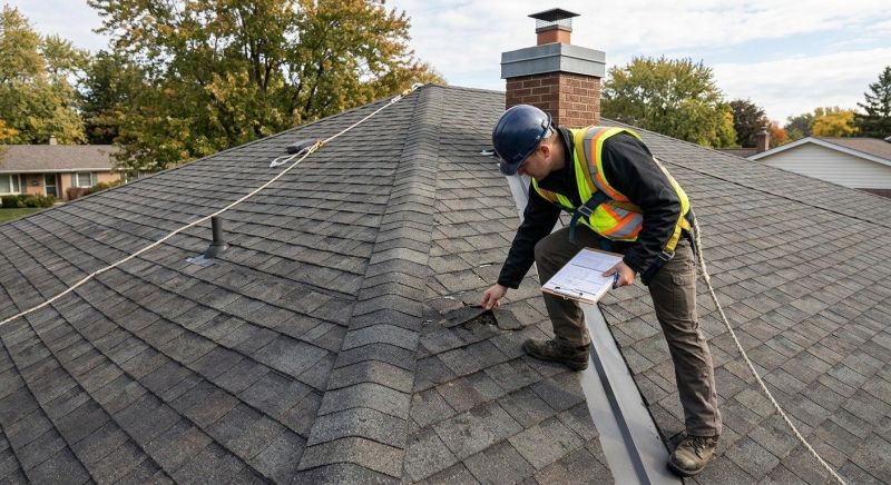 Roof Damage Inspection in Chesterfield, VA