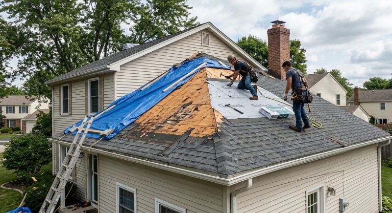 Roof Damage Repair in Ashland, VA