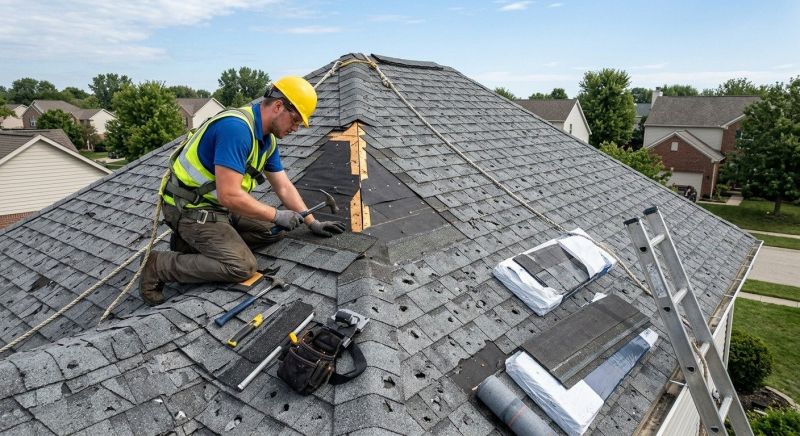 Roof Damage Repair in Chesterfield, VA